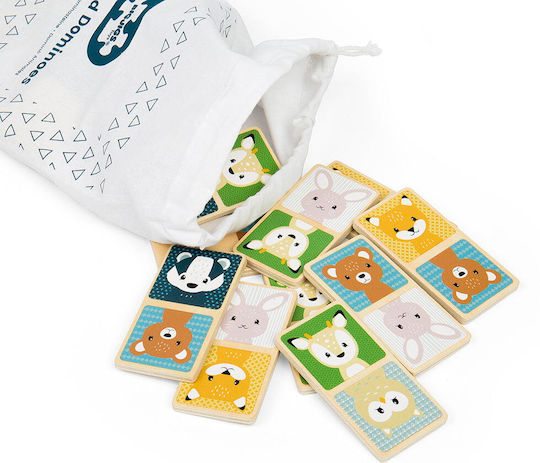 Joc de Societate Dominoes - Forest Animals pentru 2-4 Jucători 2+ Ani Big Jigs
