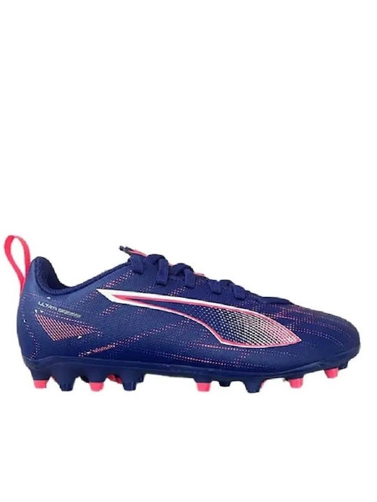 Puma Παιδικά Ποδοσφαιρικά Παπούτσια Ultra 5 Play Mg Jr με Τάπες Μωβ