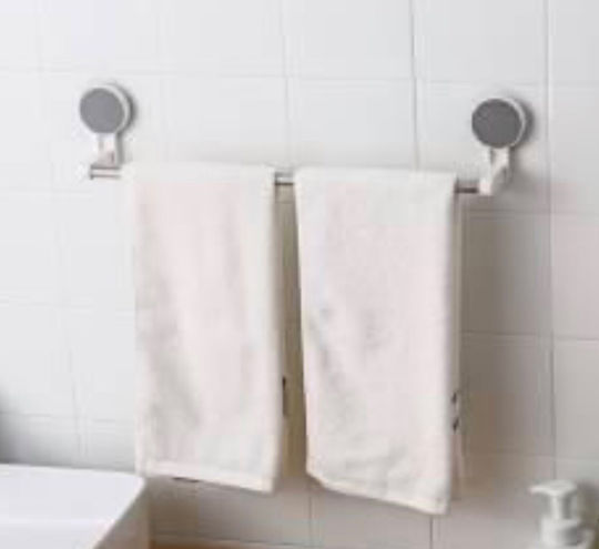 Tpster Schiene Badezimmer Einzel Wandmontage Schrauben ​49x6cm Silber