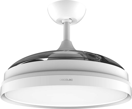 Cecotec EnergySilence Aero 4280 Невидим Таванен Вентилатор 106см с Осветление Черен