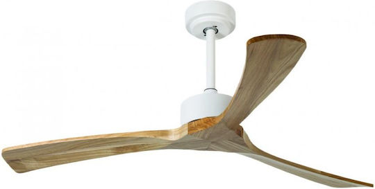 Lineme Meino Deckenventilator 132cm mit Fernbedienung Beige