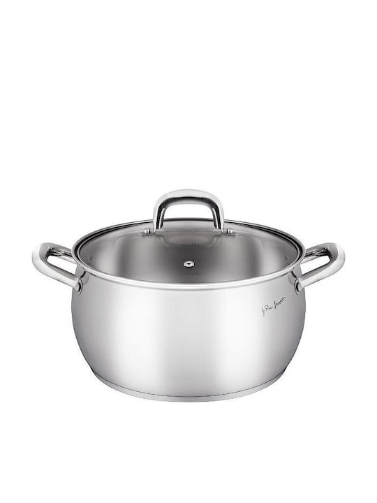 Lamart Deep Stainless Steel Pot 4.7lt / 22cm