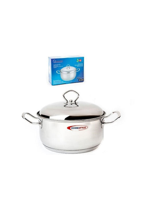 Homestyle Stainless Steel Stockpot 8.5lt / 28cm