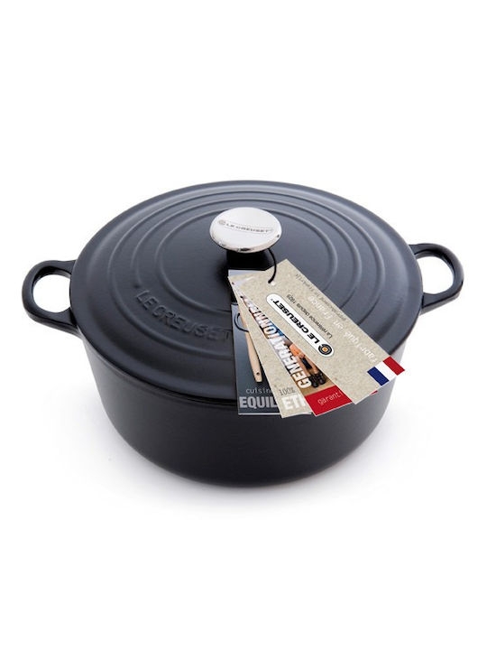 Le Creuset Signature Дълбока тенджера от Чугун 30см Black