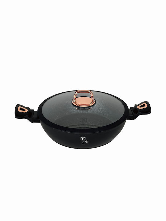 Berlinger Haus Black Rose Collection Ρηχή Κατσαρόλα από Αλουμίνιο 3.8lt / 28cm