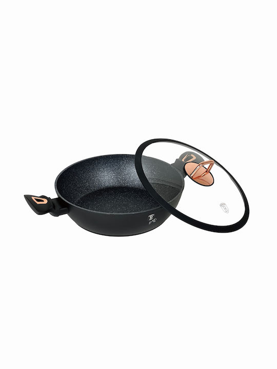 Berlinger Haus Black Rose Collection Ρηχή Κατσαρόλα από Αλουμίνιο 3.8lt / 28cm
