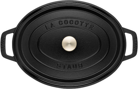 Staub Oval Cocotte Dutch Oven Oval Cast Iron 33x33cm 1pcs