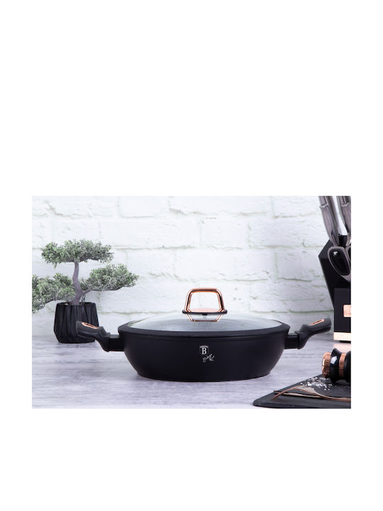 Berlinger Haus Black Rose Collection Ρηχή Κατσαρόλα από Αλουμίνιο 3.8lt / 28cm