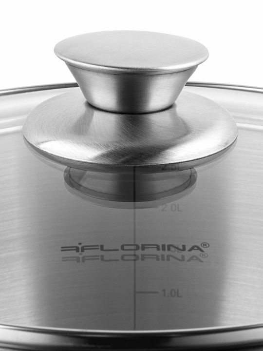 Florina Βαθιά Ανοξείδωτη Κατσαρόλα 1.7lt / 16cm