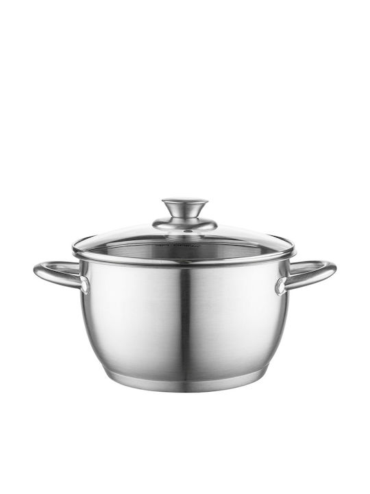 Florina Βαθιά Ανοξείδωτη Κατσαρόλα 3.3lt / 20cm