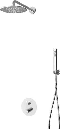 Karag Joan για Ντουζιέρα 2 Εξόδων Inox Ασημί Karag Joan για Ντουζιέρα 2 Εξόδων Inox Ασημί