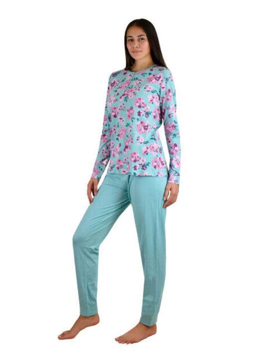 Enrico Coveri Winter Damen Pyjama-Set