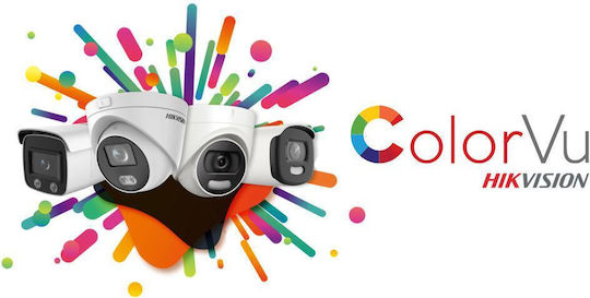 Hikvision DS-2DE2C400SCG-E(F1) IP Cameră de Supraveghere Full HD+ 4MP Rezistentă la apă cu Comunicare Bidirecțională și Lentilă 4mm
