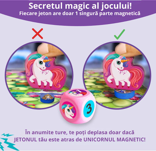 Joc de Societate Princess Race pentru 2-4 Jucători 3+ Ani (RO) Chalk & Chuckles