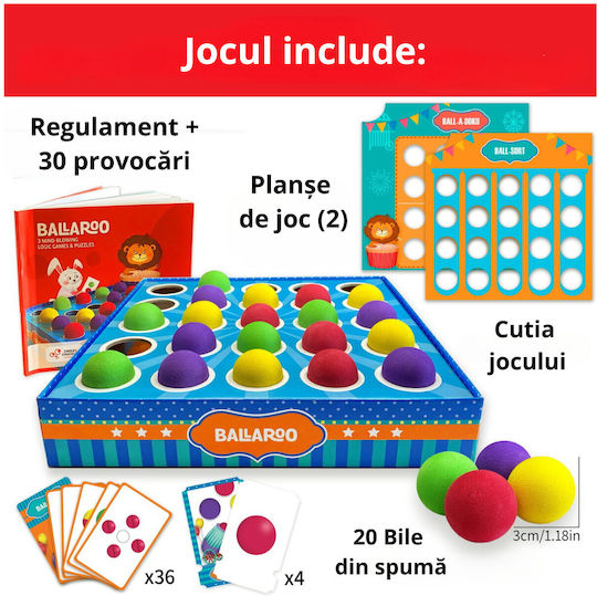 Joc de Societate Ball Carnival pentru 1-4 Jucători 3+ Ani Chalk & Chuckles