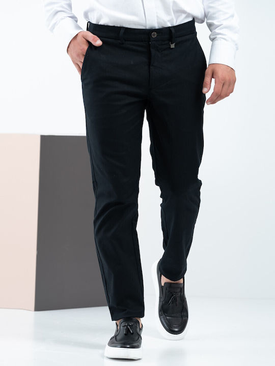Trousers Chino Elastic Black