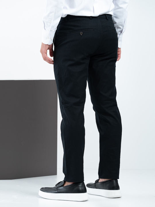 Trousers Chino Elastic Black