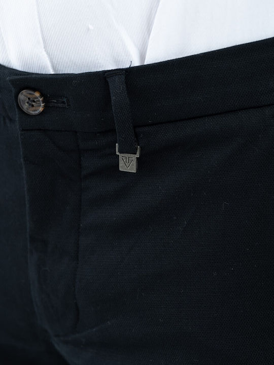 Trousers Chino Elastic Black