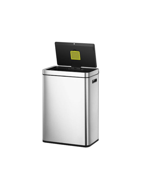 Eko Waste Bin Waste made of Stainless Steel with Photocell Blue 45lt 1pcs