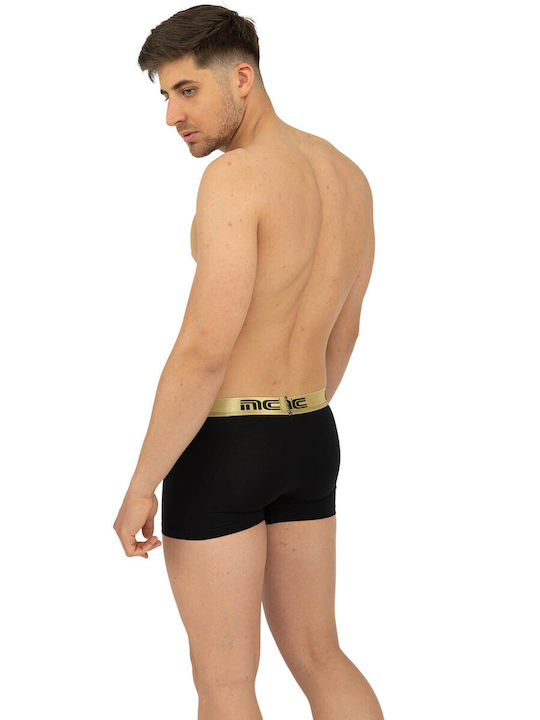 Nina Club Nc 411 Herren Boxershorts black-gold 1Packung