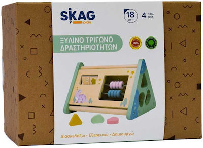 Skag Wooden Activity Triangle 18m+ 302067