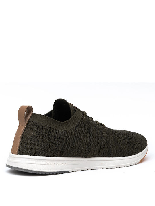 MARC O'POLO TRAINERS IN ZAKAR FABRIC - Khaki 23713502/KHAKI