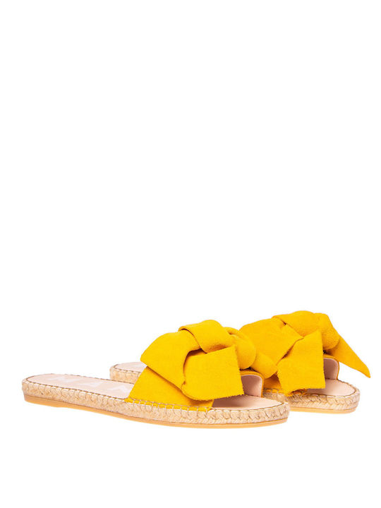 MANEBI HAMPTONS CASTORINA FLAT SANDALS - Shoulder J0/M2.4 BANANA