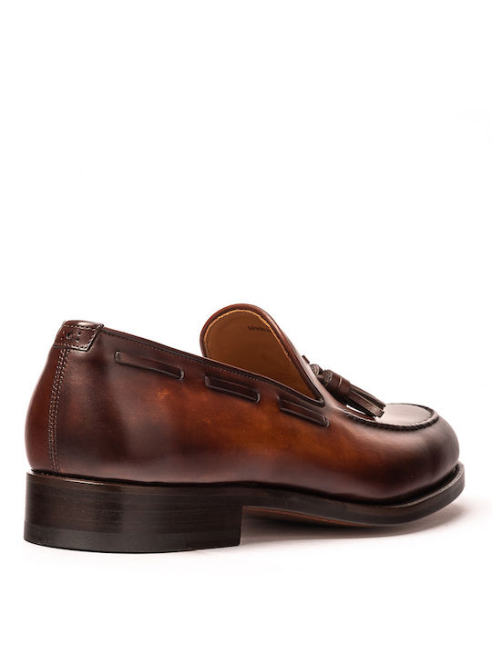 PERLAPURA MOCASINI din piele aleasă manual - Taba 01621484/COGNAC