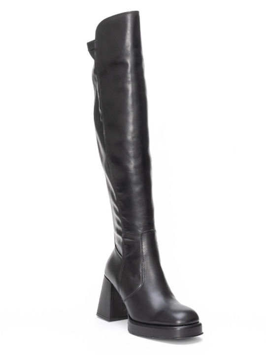 DEI COLLI LEATHER BOOTS - Black BEA300/NERO