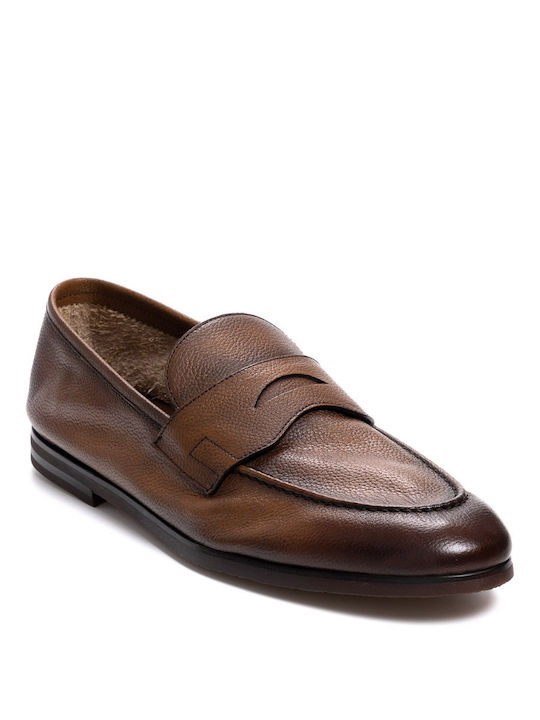 BARRETT LEATHER MOCASINS - Taba 221U021/CUOIO