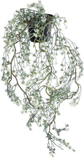 Artificial Potted Plant White 64 Pieces GloboStar