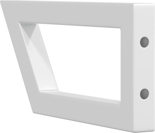 vidaXL Regalhalterungen Metallisch in Weiß Farbe 150x350mm 2Stück 4007277