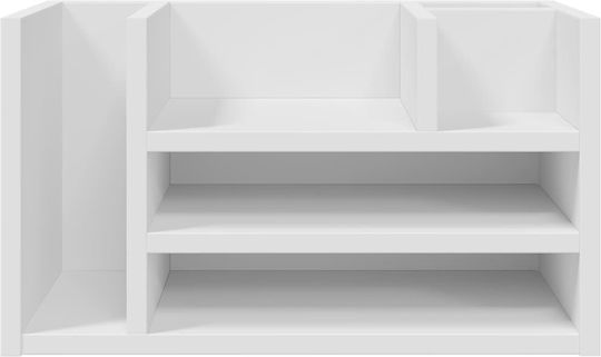 Wooden Paper Holder in White Color 1pcs 24x25x44.5cm