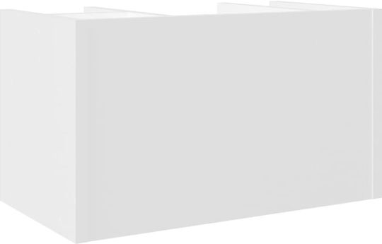 Wooden Paper Holder in White Color 1pcs 24x25x44.5cm