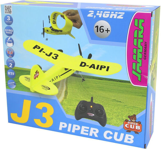 Jamara J3-CUB Teleghidat Avion Galben