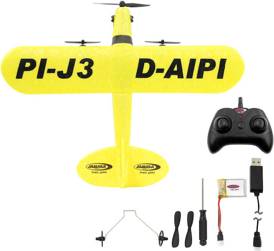 Jamara J3-CUB Teleghidat Avion Galben
