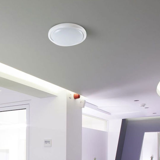 V-TAC Round Outdoor LED Panel 30W with Natural White Light