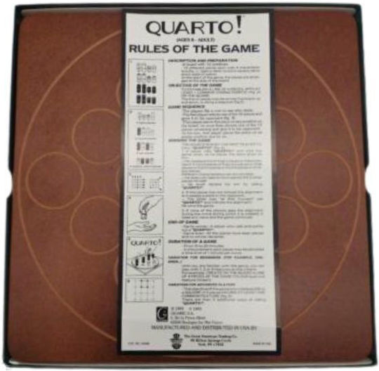 Επιτραπέζιο Παιχνίδι Quarto Classic για 2 Παίκτες 6+ Ετών (EN) Gigamic