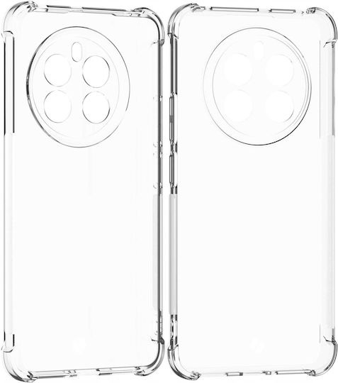 Spacecase Anti-shock Back Cover Silicone 1mm with Strap Transparent (Realme 12 Plus - OEM)
