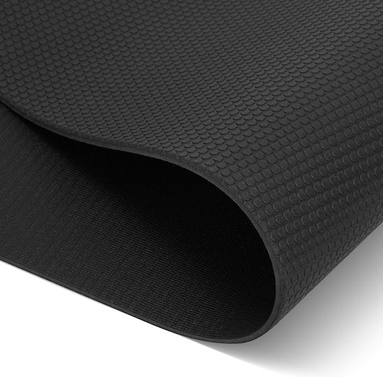 Activeshop Στρώμα Γυμναστικής Yoga Μαύρο (183x61cm)