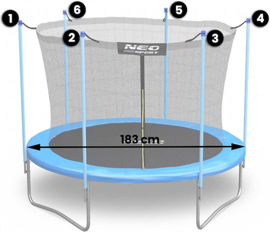 NEO Sport Trampoline Safety Net