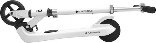 Rebel Fun Wheels Electric Children's Scooter with 12km/h Max Speed and 6km Autonomy in White Color