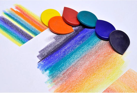 Rainbow Σετ Κηρομπογιές με 6 Χρώματα