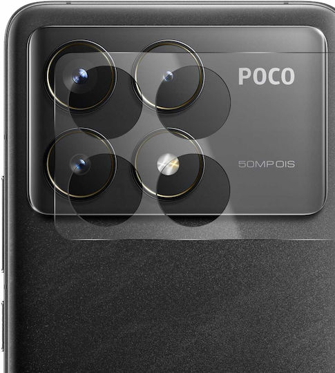 Spacecase Camera Protection Tempered Glass Transparent for the Poco F6 Pro