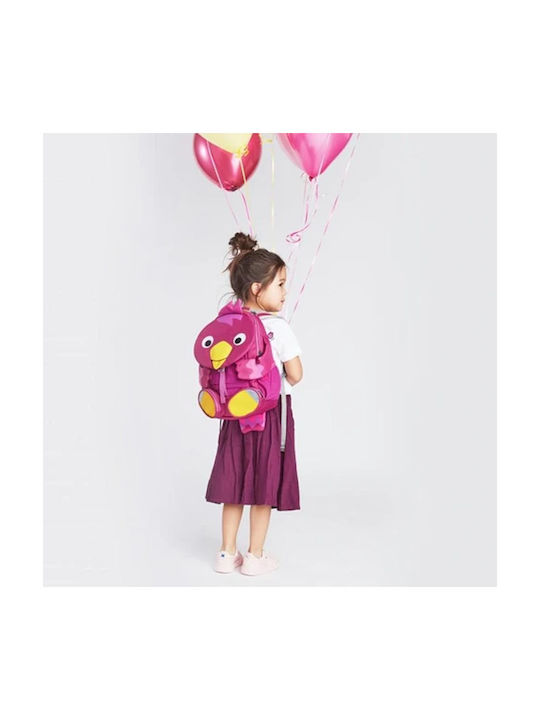 Affenzahn Bird School Backpack Kindergarten Purple with Water Bottle Holder 8L
