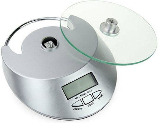 Verk Group Cântar Digital de Bucătărie cu Bol până la 5kg Argintiu