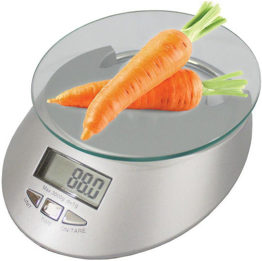 Verk Group Cântar Digital de Bucătărie cu Bol până la 5kg Argintiu