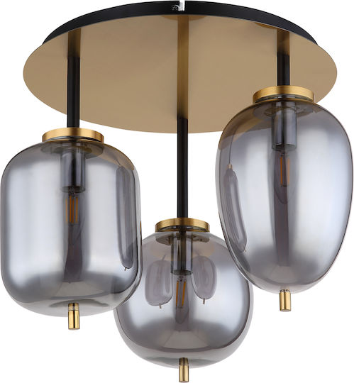 Globo Lighting Blacky Πλαφονιέρα 46εκ.