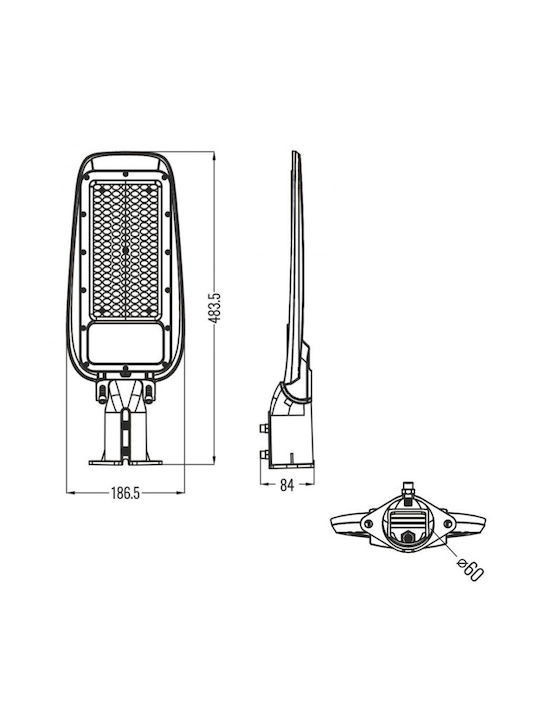 Eco Light Lampă LED De Drum 100W
