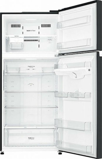 Frigider cu două uși 506lt Total NoFrost Î180xL78xA70cm. Negru GTB744BMBED